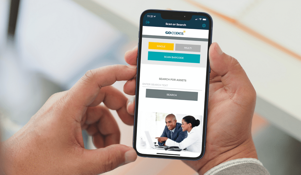 GoCodes Asset Tracking dashboard