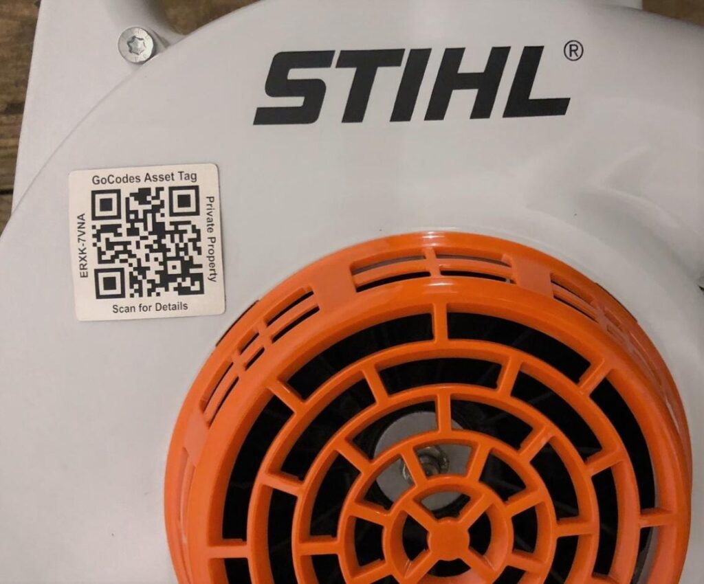 GoCodes Asset Tracking product screenshot