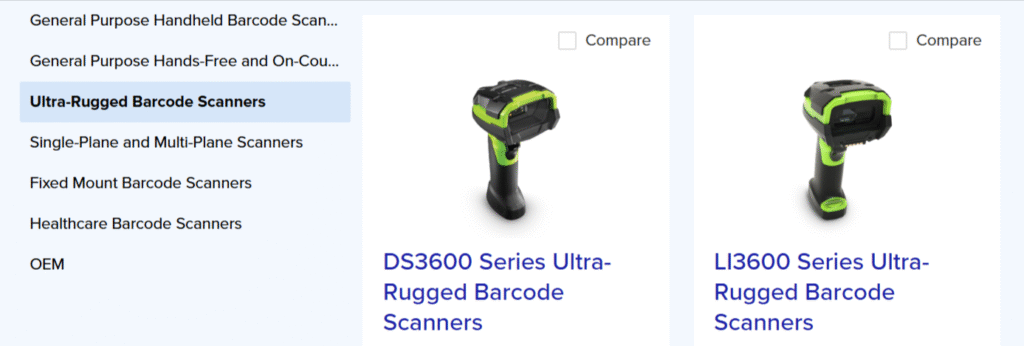 Zebra Technologies dashboard