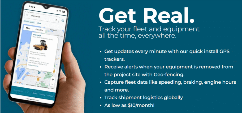 GoCodes Asset Tracking dashboard