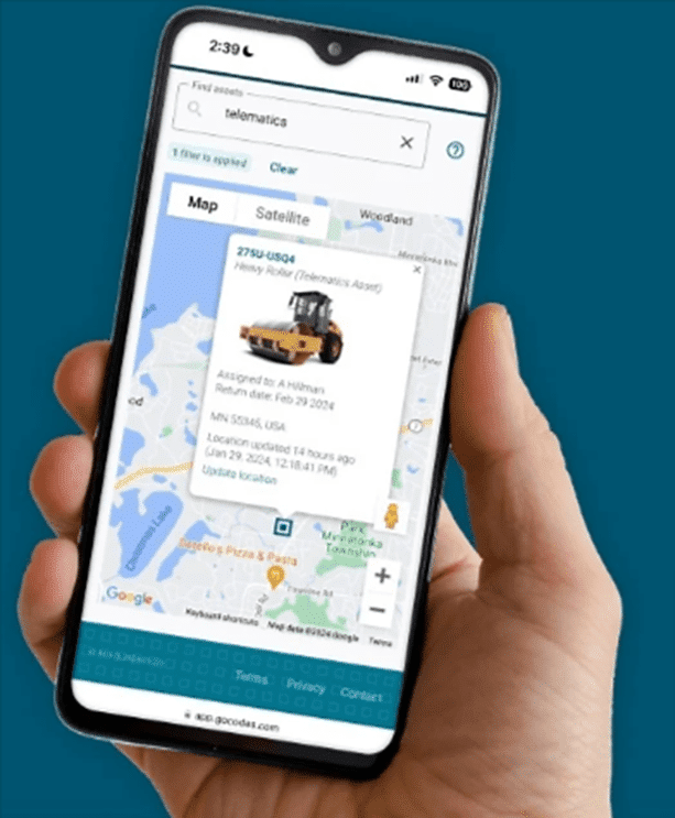 GoCodes Asset Tracking product screenshot
