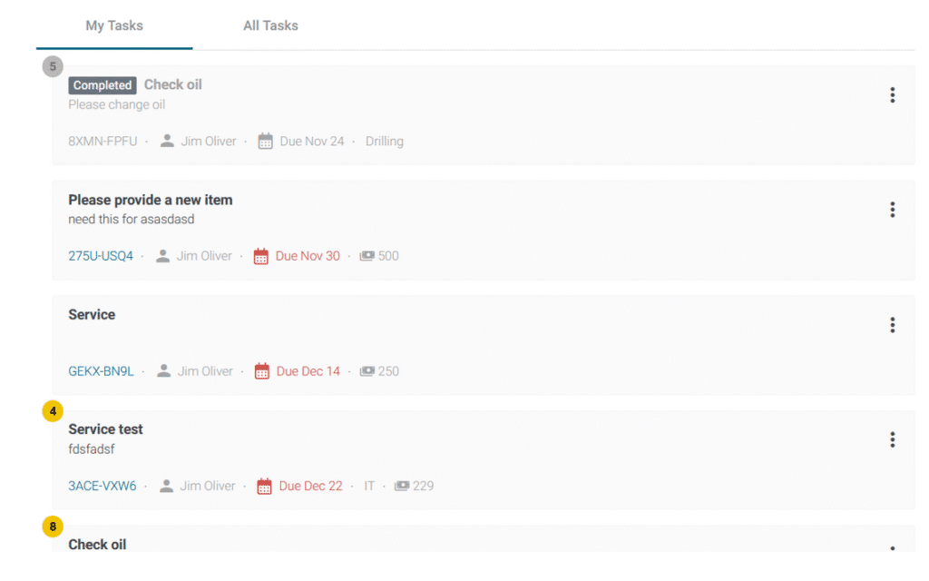 GoCodes Asset Tracking dashboard
