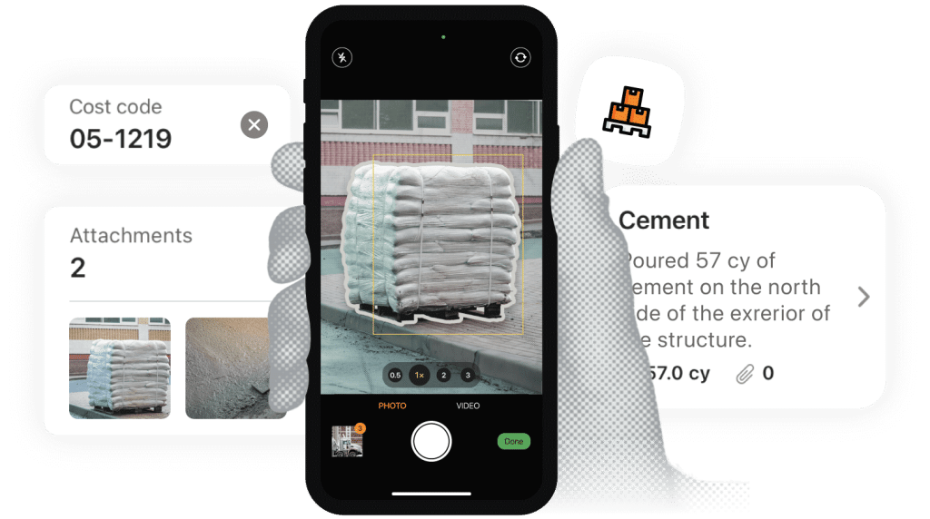 construction material tracking software.