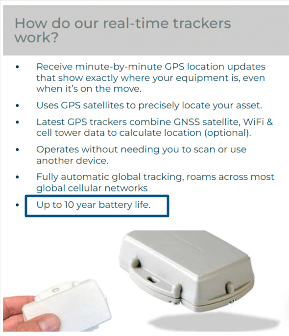 GoCodes Asset Tracking dashboard