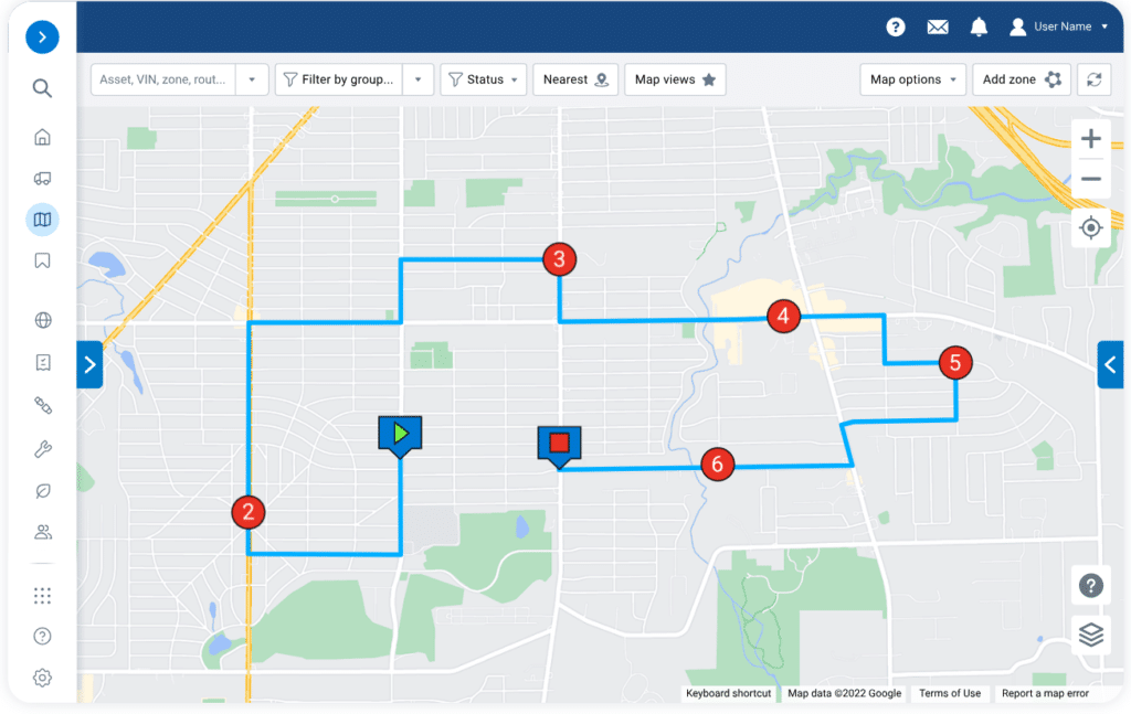 Fleet Halo dashboard